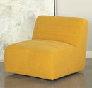 Low-profile Accent Chair - Yellow-Washburn's Home Furnishings