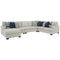 Lowder - Stone - Left Arm Facing Chaise 5 Pc Sectional-Washburn's Home Furnishings