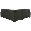 Lucina - Charcoal - Left Arm Facing Loveseat 2 Pc Sectional-Washburn's Home Furnishings