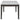 Luvoni - White / Dark Charcoal Gray - Rectangular Dining Room Table-Washburn's Home Furnishings