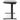 Lynxtyn - Black - Adjustable Height Desk-Washburn's Home Furnishings