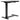 Lynxtyn - Black - Adjustable Height Side Desk-Washburn's Home Furnishings