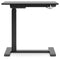 Lynxtyn - Black - Adjustable Height Side Desk-Washburn's Home Furnishings