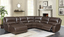 Mackenzie Motion Collection - 6 Pc Motion Sectional - Chestnut-Washburn's Home Furnishings