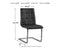 Madanere - Black/chrome Finish - Dining Uph Side Chair (4/cn)-Washburn's Home Furnishings