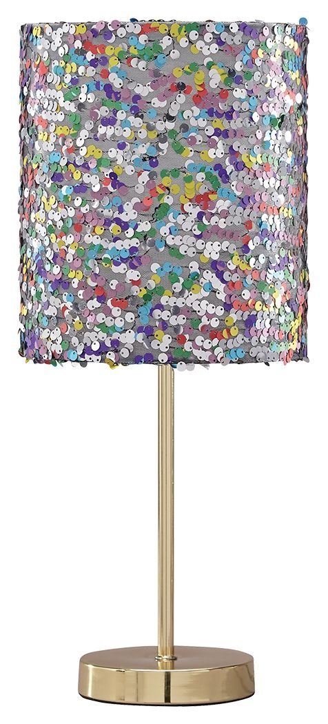 Maddy - Purple - Metal Table Lamp (1/cn)-Washburn's Home Furnishings