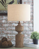 Madelief - Brown - Poly Table Lamp (1/cn)-Washburn's Home Furnishings