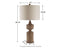 Madelief - Brown - Poly Table Lamp (1/cn)-Washburn's Home Furnishings