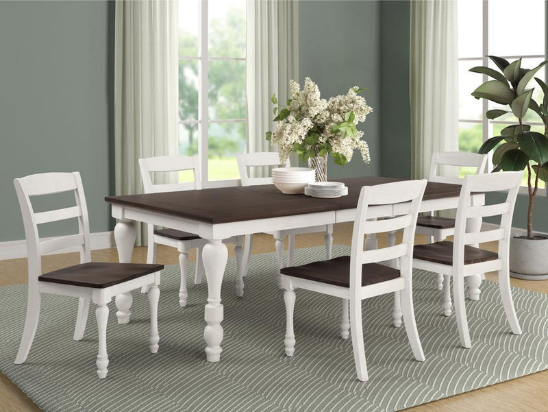 Madelyn - Dining Table With Extension Leaf - Brown-Washburn's Home Furnishings