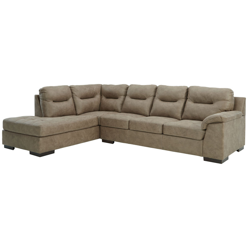 Maderla - Pebble - Left Arm Facing Chaise 2 Pc Sectional-Washburn's Home Furnishings
