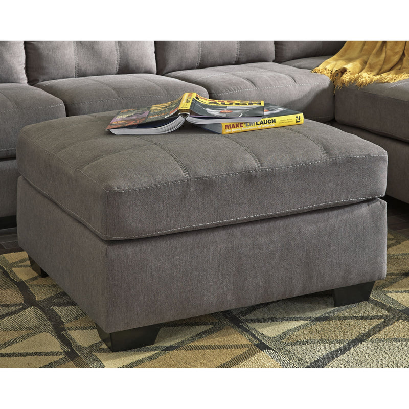 Maier - Charcoal - Oversized Accent Ottoman-Washburn's Home Furnishings