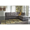 Maier - Gray Dark - Laf Sofa & Raf Chaise Sectional-Washburn's Home Furnishings