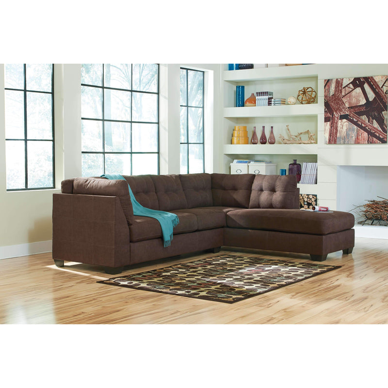 Maier - Walnut - Left Arm Facing Sofa 2 Pc Sectional-Washburn's Home Furnishings