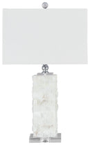 Malise - White - Alabaster Table Lamp (1/cn)-Washburn's Home Furnishings