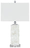 Malise - White - Alabaster Table Lamp (1/cn)-Washburn's Home Furnishings