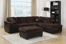 Mallory - Sectional - Sectional - Dark Chocolate-Washburn's Home Furnishings