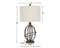 Manasa - Dark Brown - Metal Table Lamp (1/cn)-Washburn's Home Furnishings