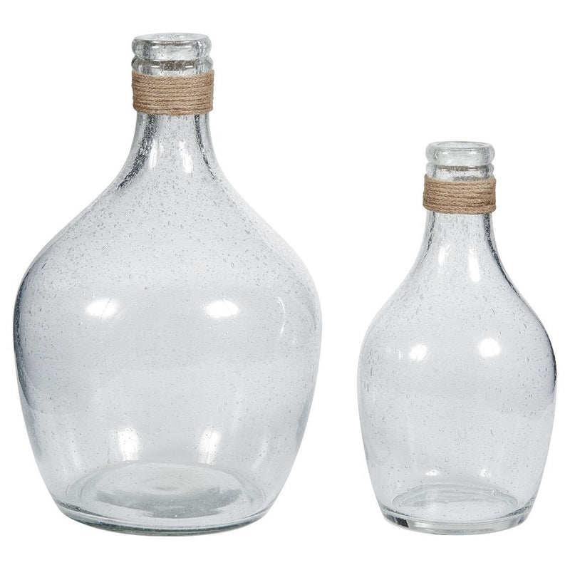 Marcin - Clear - Vase Set (2/cn)-Washburn's Home Furnishings