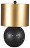 Mareike - Black/gold Finish - Metal Table Lamp (1/cn)-Washburn's Home Furnishings