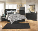 Maribel - Black - Queen Panel Headboard-Washburn's Home Furnishings