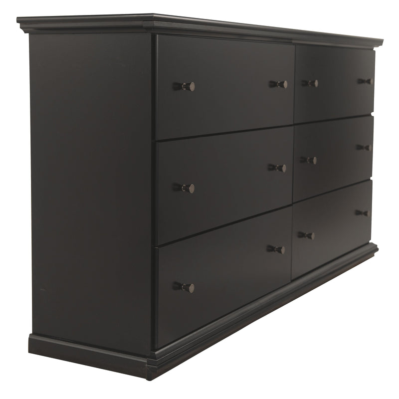 Maribel - Black - Six Drawer Dresser-Washburn's Home Furnishings