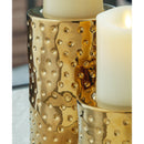 Marisa - Gold Finish - Candle Holder Set (3/cn)-Washburn's Home Furnishings