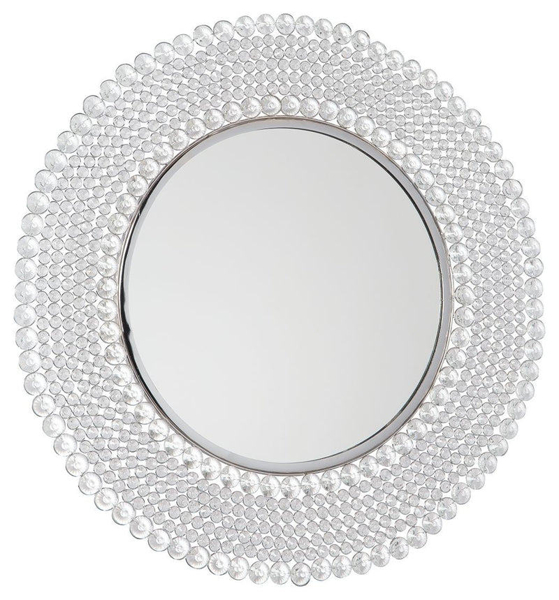 Marly - Clear/silver Finish - Accent Mirror-Washburn's Home Furnishings