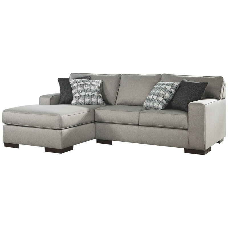 Marsing Nuvella - Slate - Left Arm Facing Chaise 2 Pc Sectional-Washburn's Home Furnishings