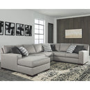 Marsing Nuvella - Slate - Left Arm Facing Chaise 4 Pc Sectional-Washburn's Home Furnishings