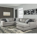 Marsing Nuvella - Slate - Left Arm Facing Loveseat 4 Pc Sectional-Washburn's Home Furnishings