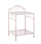 Massi - 1-shelf Nightstand With Glass Top - Pink-Washburn's Home Furnishings