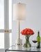 Maywick - White - Metal Table Lamp (1/cn)-Washburn's Home Furnishings