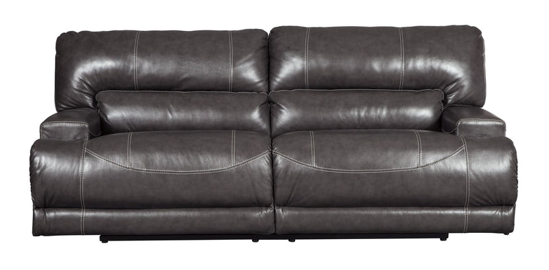 Mccaskill - Gray - 2 Seat Reclining Power Sofa-Washburn's Home Furnishings