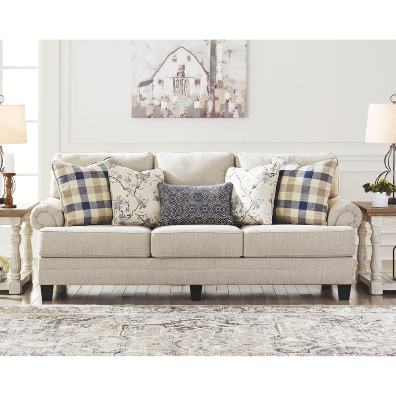 Meggett - Linen - Sofa-Washburn's Home Furnishings