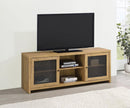 Mesh - Door Rectangular Tv Console - Light Brown-Washburn's Home Furnishings