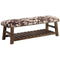 Mesquite Faux Cowhide Bench-Crestview-Washburn's Home Furnishings