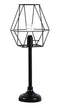 Metal Open Shade Table Lamp - Black-Washburn's Home Furnishings