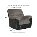 Millingar - Smoke - Rocker Recliner-Washburn's Home Furnishings