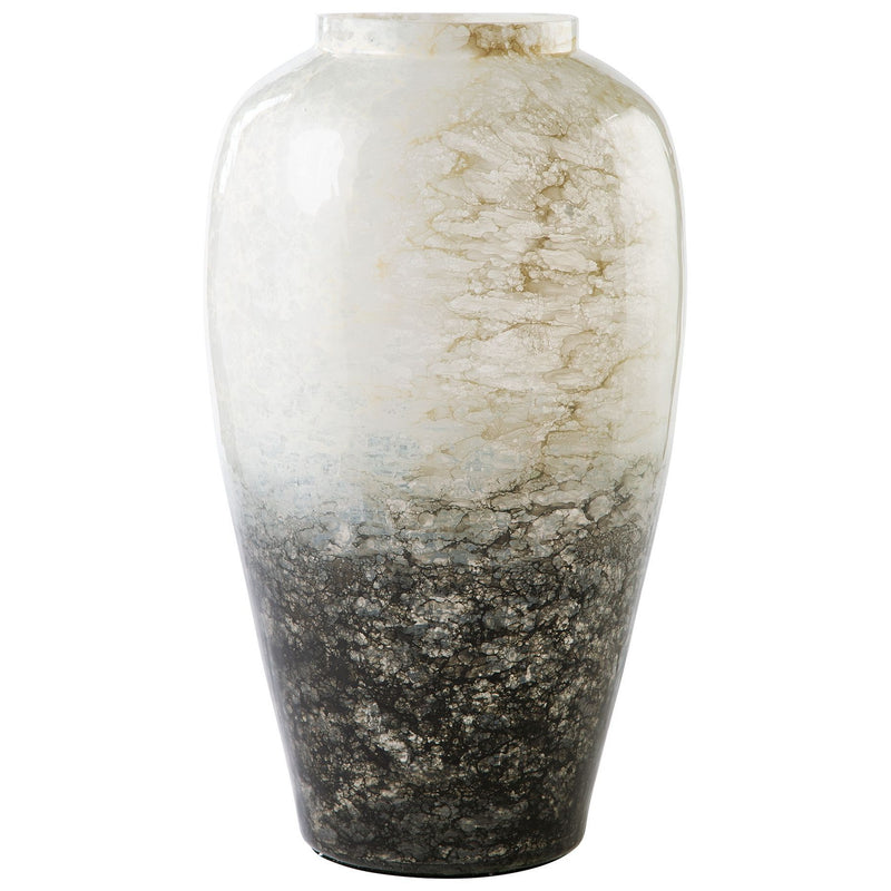 Mirielle - White/gray - Vase - Large-Washburn's Home Furnishings