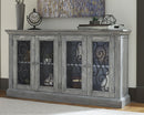 Mirimyn - Antique Gray - Accent Cabinet - Rustic Finish-Washburn's Home Furnishings