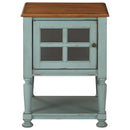 Mirimyn - Teal/brown - Accent Cabinet-Washburn's Home Furnishings