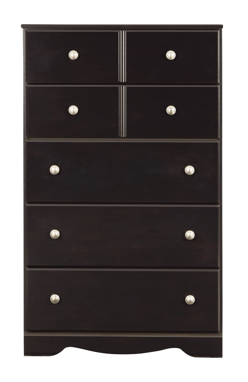 Mirlotown - Almost Black - Five Drawer Chest-Washburn's Home Furnishings
