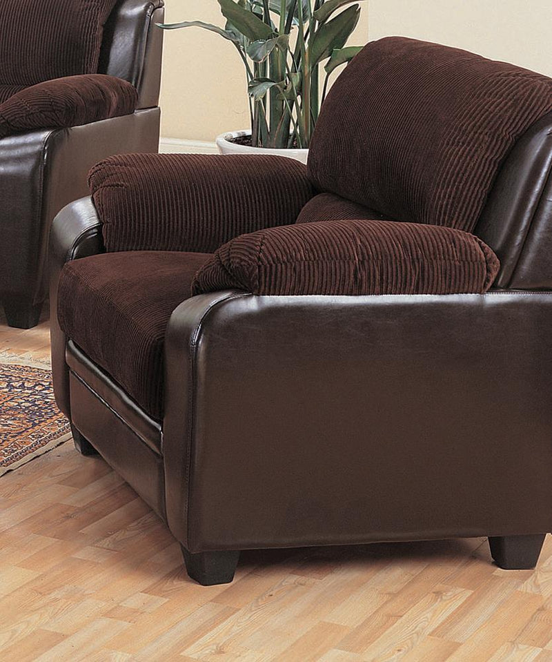 Monika - Arm Chair - Brown-Washburn's Home Furnishings