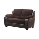 Monika - Loveseat - Brown-Washburn's Home Furnishings