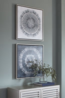 Monterey - Blue/white - Wall Art Set (2/cn)-Washburn's Home Furnishings
