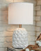 Moorbank - White - Ceramic Table Lamp (1/cn)-Washburn's Home Furnishings