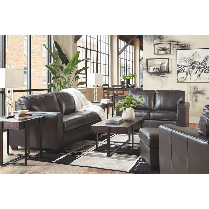 Morelos - Gray - 2 Pc. - Chair With Ottoman-Washburn's Home Furnishings