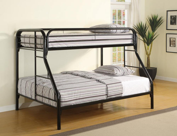Morgan - Twin Over Full Bunk Bed - Black-Washburn's Home Furnishings