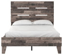 Neilsville - Multi Gray - Full Panel Platform Bed-Washburn's Home Furnishings