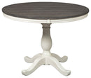Nelling - White / Brown / Beige- Dining Room Table-Washburn's Home Furnishings